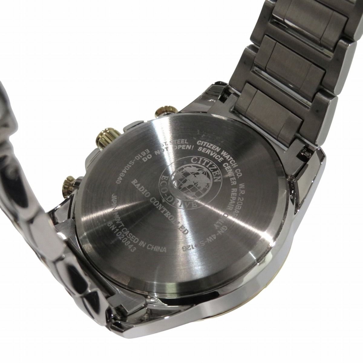 シチズン CITIZEN エコドライブ 腕時計 総重量約161g SS 電波ソーラー 