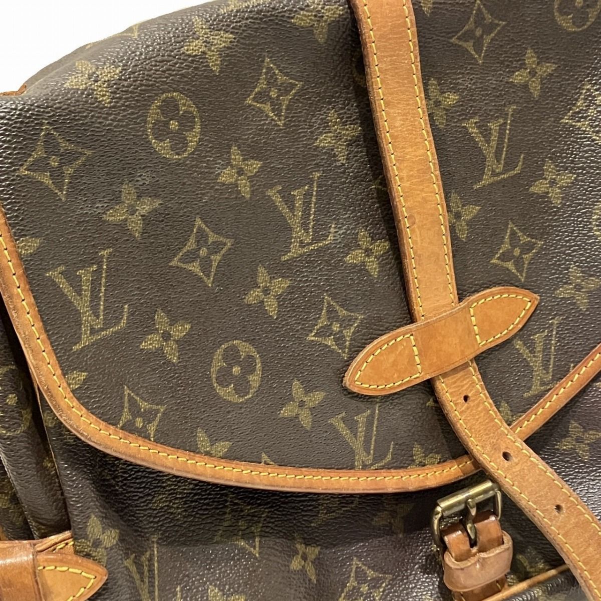 ルイ・ヴィトン LOUIS VUITTON ソミュール30 モノグラム ショルダー