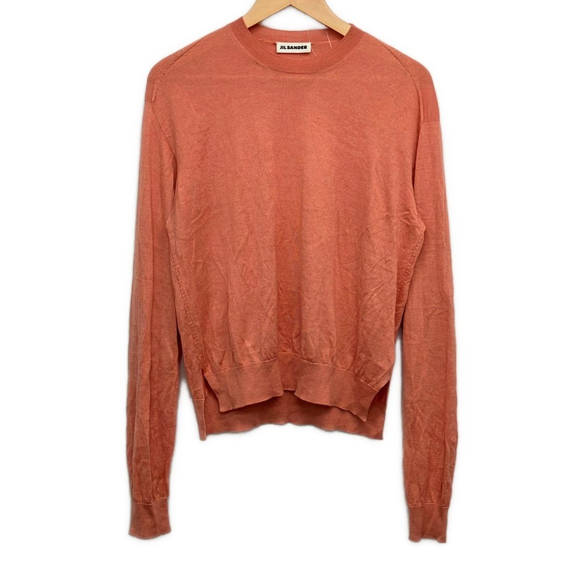 JILSANDER(ジルサンダー) 長袖セーター サイズ38 S レディース美品 - JSCU754042 オレンジ クルーネック