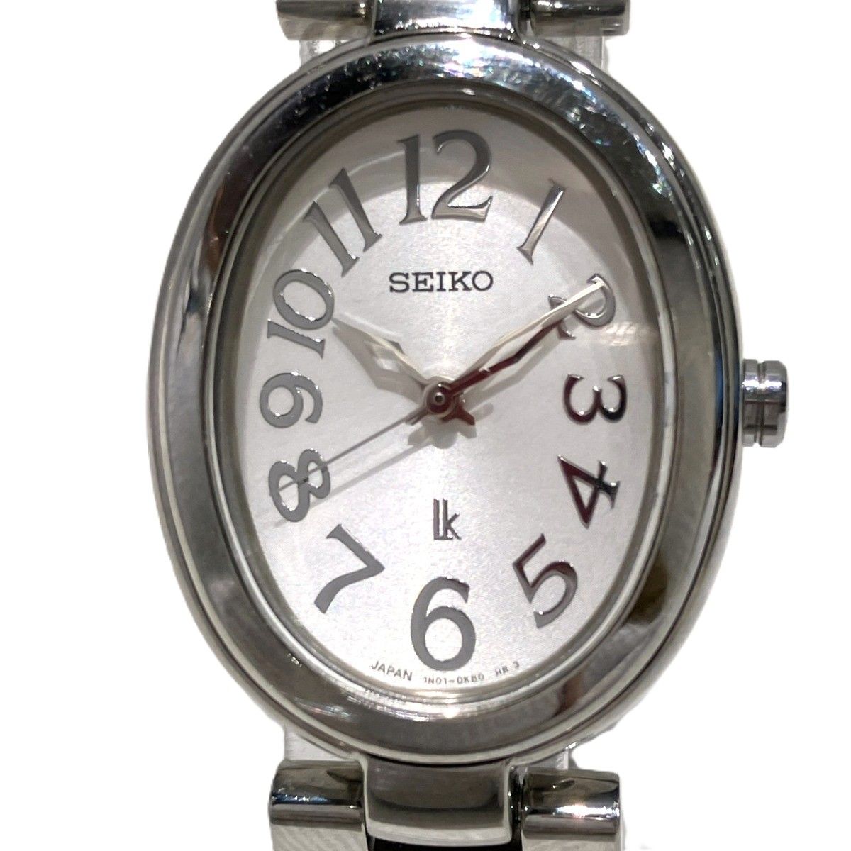 セイコー SEIKO ルキア 腕時計 総重量約51.8g SS SS クオーツ シルバー文字盤 1N01-0ET0 レディース