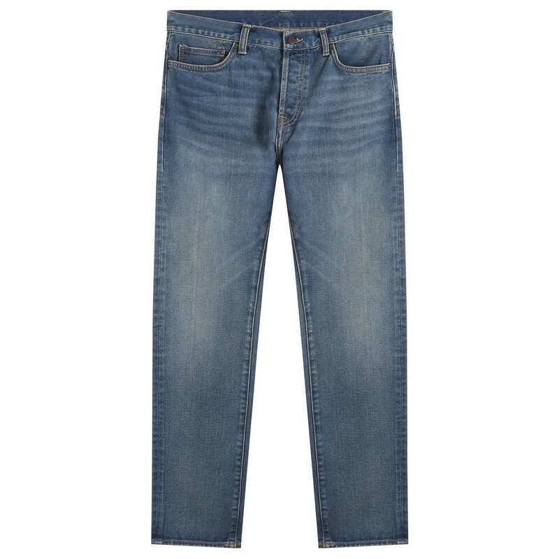 カーハート メンズ ボトムス デニムパンツ ジーンズ Carhartt WIP Klondike Regular Tapered Jeans Blue Dark Used Wash ブルー