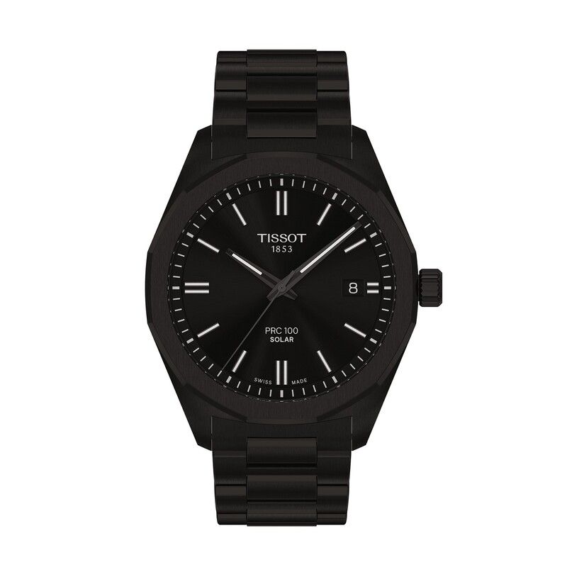 ティソット メンズ アクセサリー 腕時計 Tissot PRC100 Watch Black ブラック