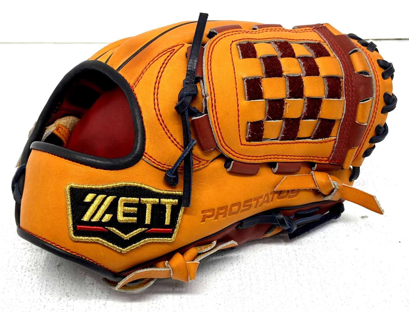 [盛岡58-0037] ZETT ゼット 軟式グラブ プロステイタス BRGPRO P.C PATTERN [中古/80]