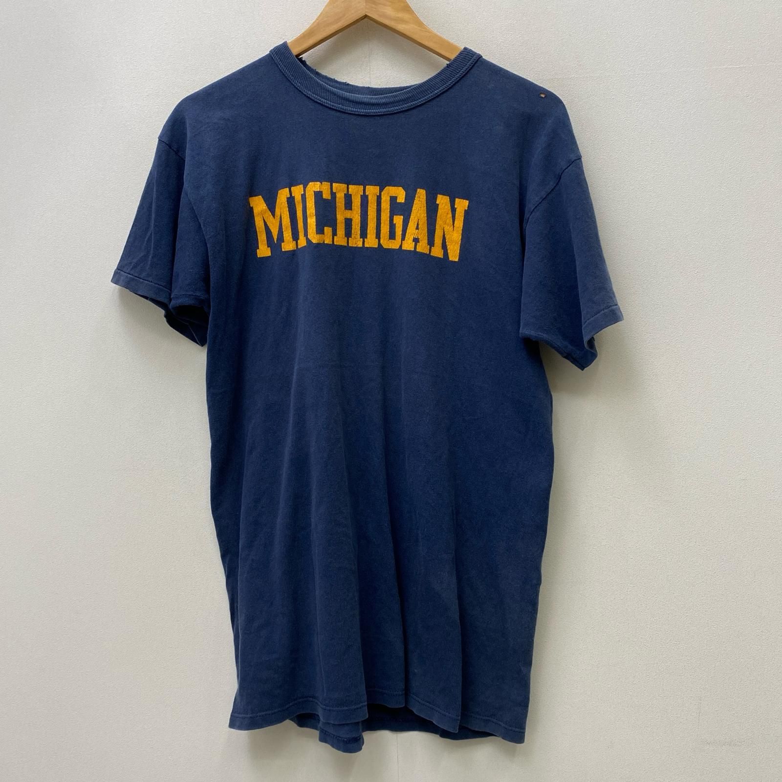 【加古川店】 中古 Champion | チャンピオン 半袖Ｔシャツ MICHIGAN ネイビー サイズ：L 【101】
