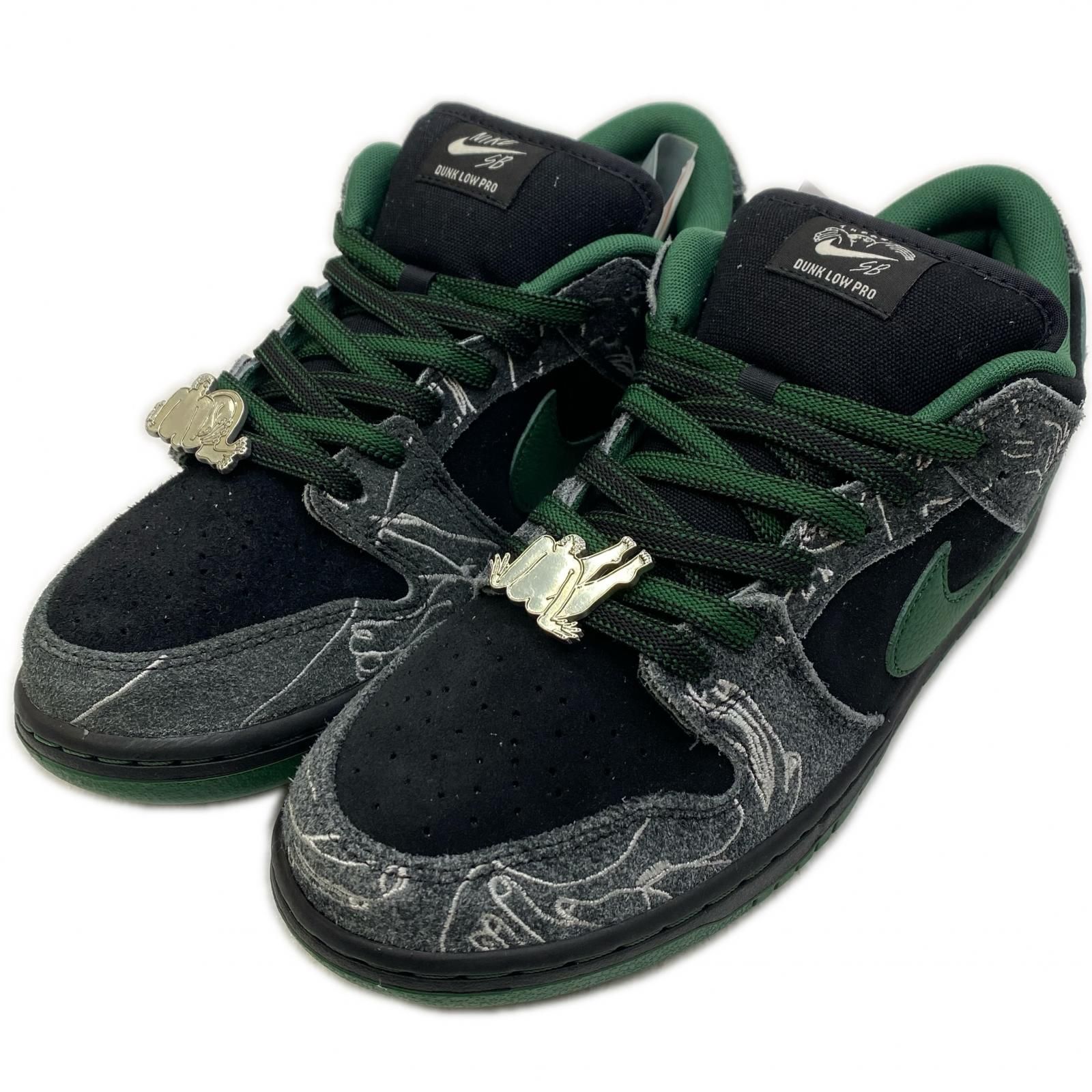 【加古川店】 中古 NIKE | ナイキ スニーカー ThereSkateboards×SB Dunk Low Pro HF7743-001 ブラック 28cm 【126】