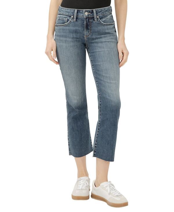シルバー ジーンズ レディース ボトムス デニムパンツ Silver Jeans Co Womens Suki Mid Rise Curvy Fit Flare Jeans Glory
