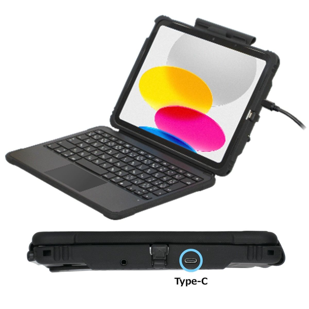 iPad 第10世代 キーボードケース トラックパッド付 - メルカリ
