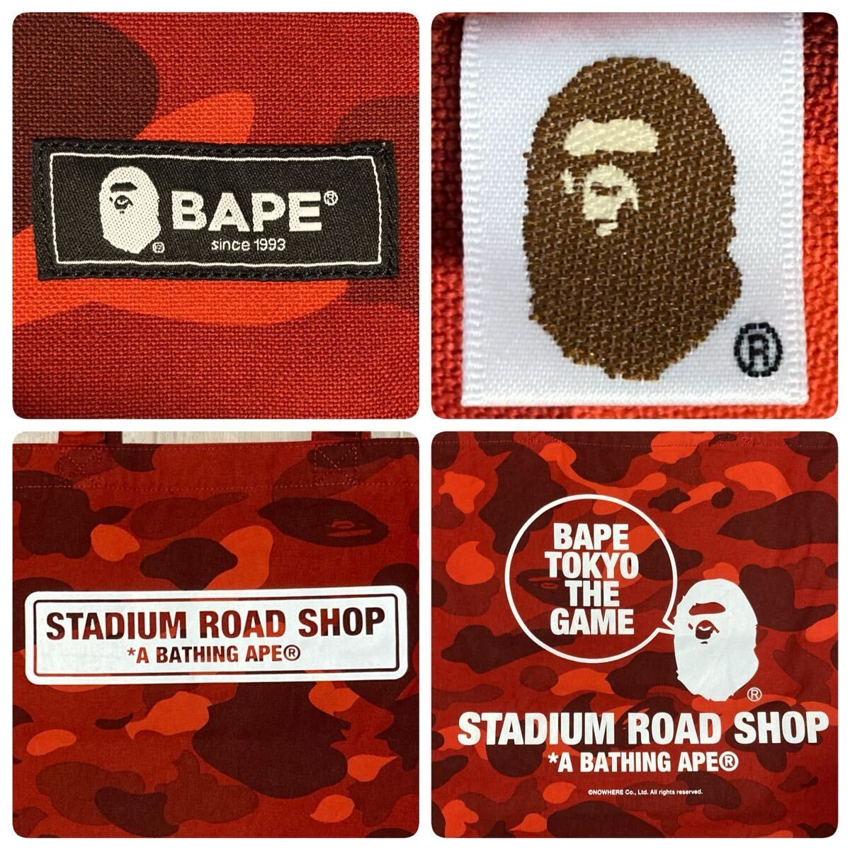 BAPE TOKYO STADIUM ROAD SHOP トート バッグ 2021年 BAPE TOKYO STADIUM ROAD SHOP トート バッグ a bathing ape