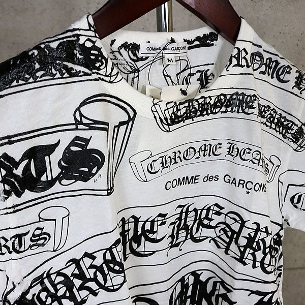 CHROME HEARTS 銀座店 クロムハーツ 美品 ×コムデギャルソン Tシャツ 