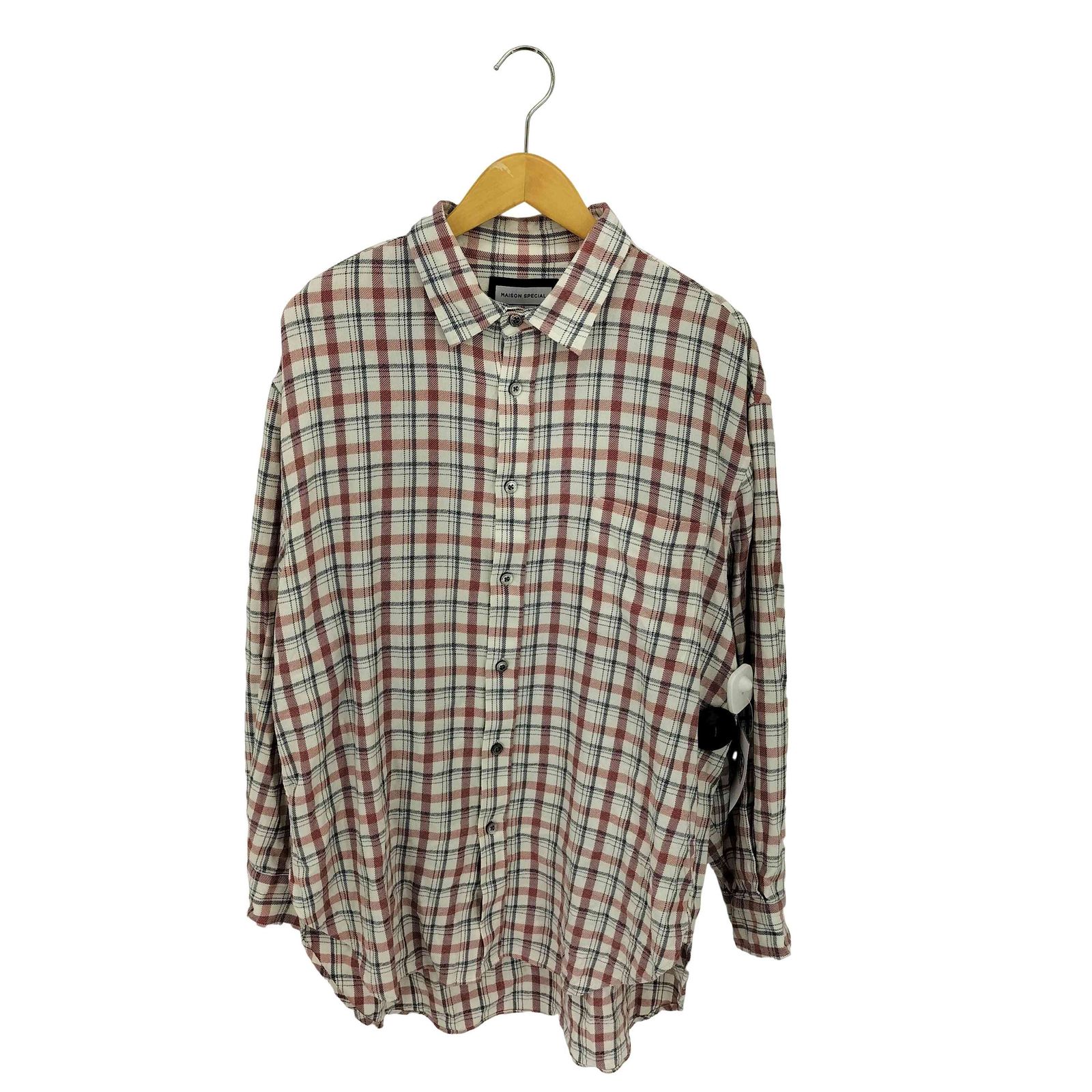 メゾンスペシャル MAISON SPECIAL Prime-Over Regular Collar Shirt Coat プライムオーバー レギュラーカラーシャツ コート メンズ JPN：2 7,781円