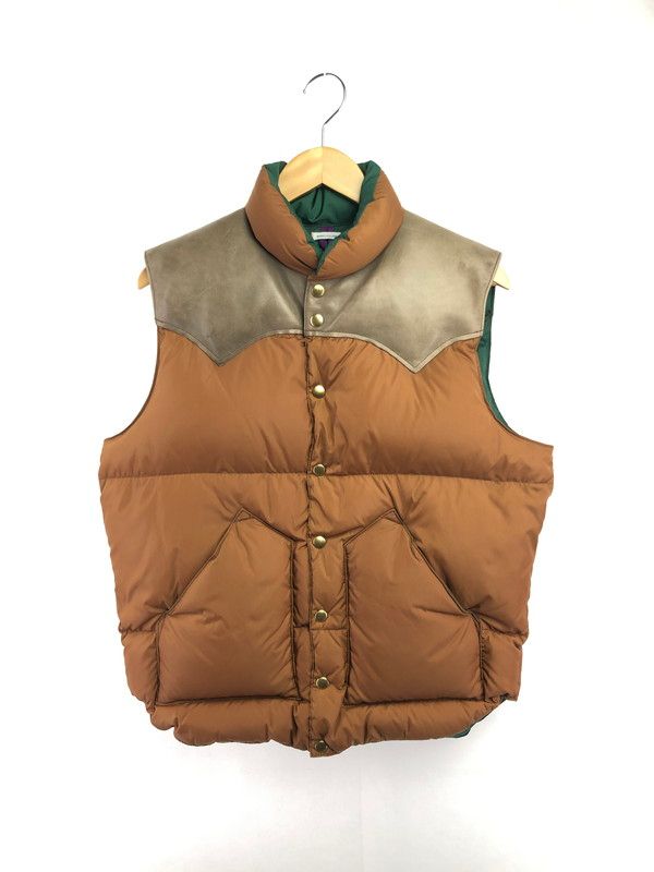 【中古品】 WAREHOUSE×ROCKY MOUNTAIN ウェアハウス×ロッキーマウンテン FEATHERBED DOWN VEST フェザーベッド 450-502-71 【145-260525-ki-20-tagh】
