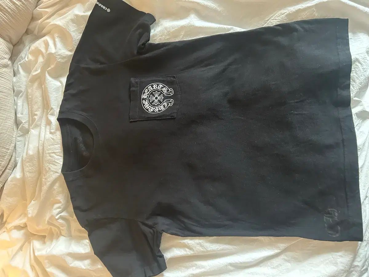 CHROME HEARTS クロムハーツ ホースシュー ポケット 半袖 Tシャツ ブラックM