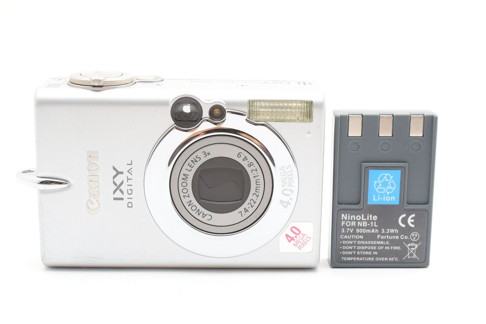 ☆良品☆ キヤノン CANON IXY digital 400 PC1038 シルバー コンパクト