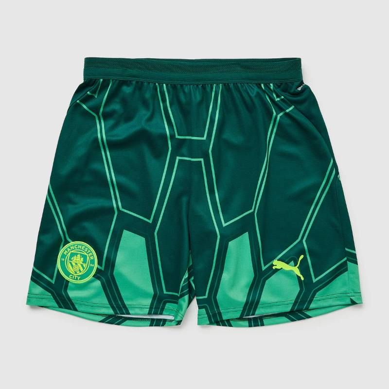 【送料無料・匿名配送】PUMA プーマ マンチェスター・シティ 26/27 公式 GK ゴールキーパー ショーツ 緑 新品 正規品