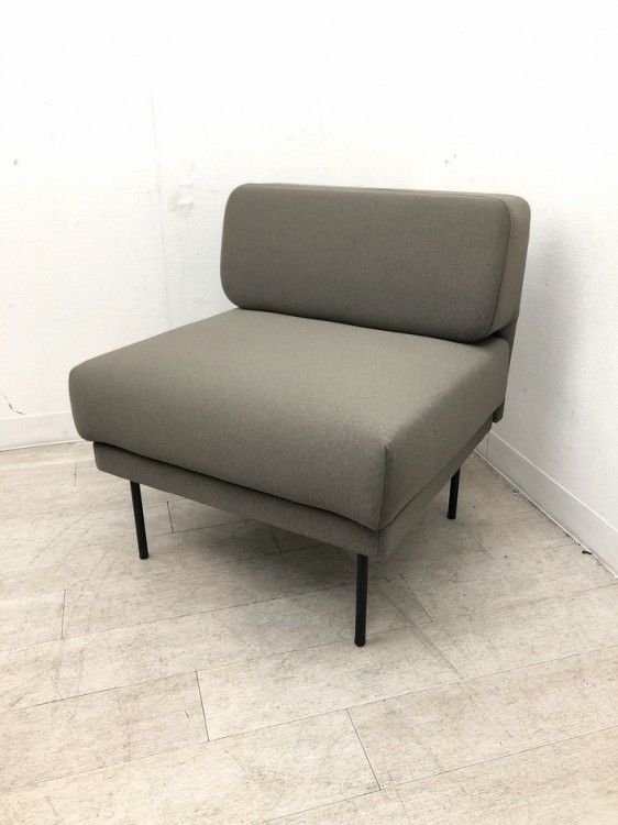 【アウトレット品】コクヨ オスファシリーズ 1人掛けソファ NTK-WLA07L グレー