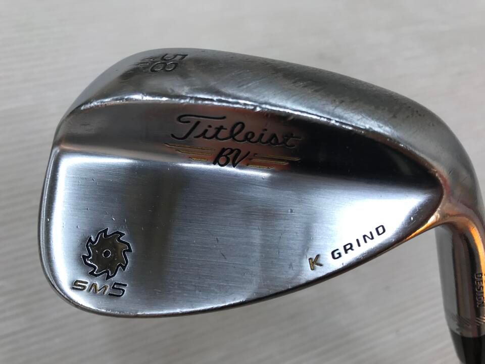 タイトリスト　ボーケイ SM5 ツアークローム　58度　ダイナミックゴールド ツアー イシュー　X100フレックス　ウェッジ　中古　ゴルフドゥ！成田美郷台店【最短即日発送】