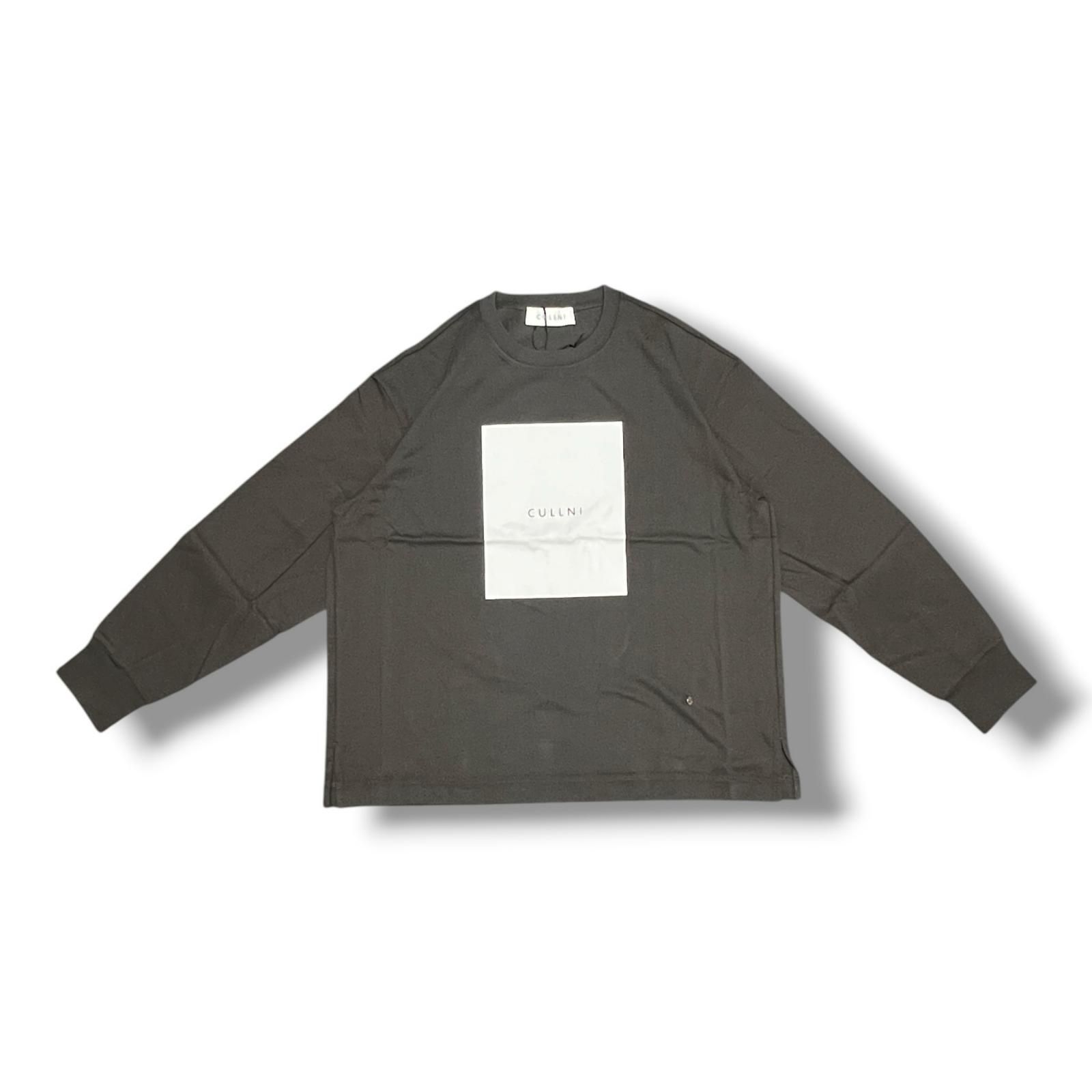 参考上代20900円 未使用 CULLNI 25SS Cotton Jersey Box Logo Print 