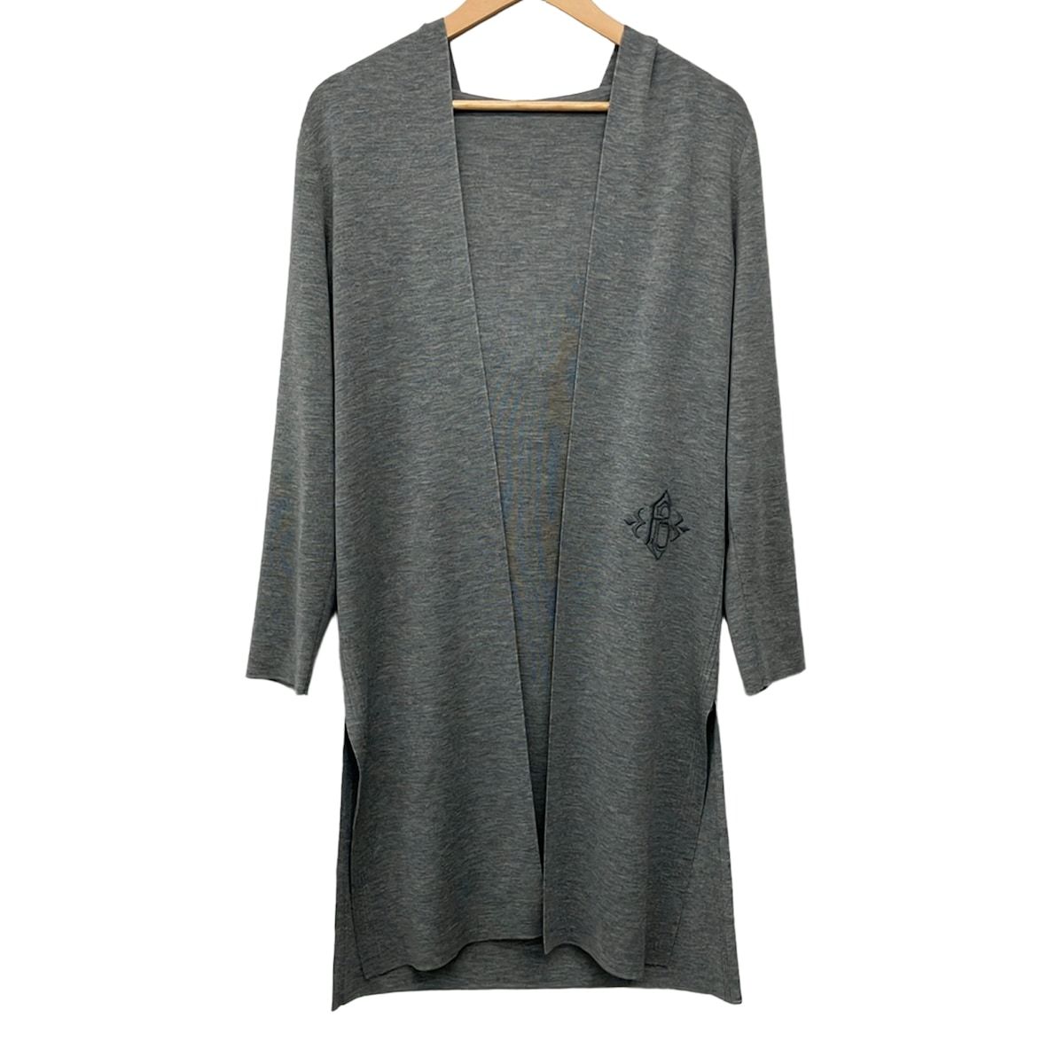FOXEY(フォクシー) カーディガン レディース美品 - 43048 グレー 長袖/フェイクファー/ロング丈