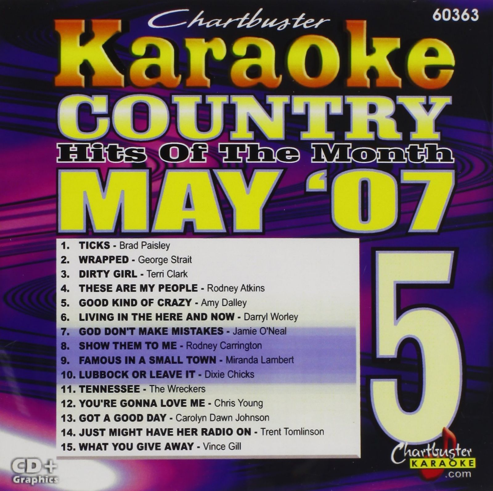 【CD】Karaoke: May Country Hits 07