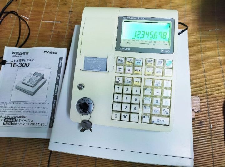カシオレジスター TE-300 フル設定無料 送料無料 人気機種 804511