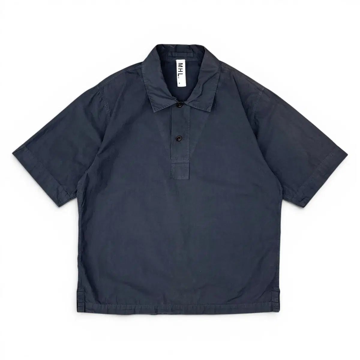 MHL オフセット プラケット ポロ シャツ M