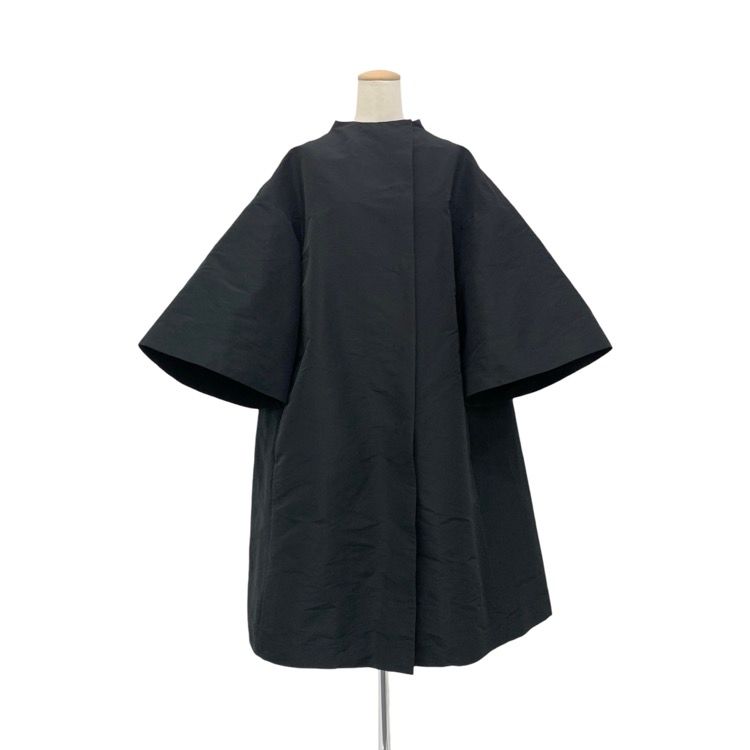 未使用品 LOHEN×ETIQUE ローヘン TOPPER COAT エティークコラボ トッパータフタコート ブラック F LH24A-CO071