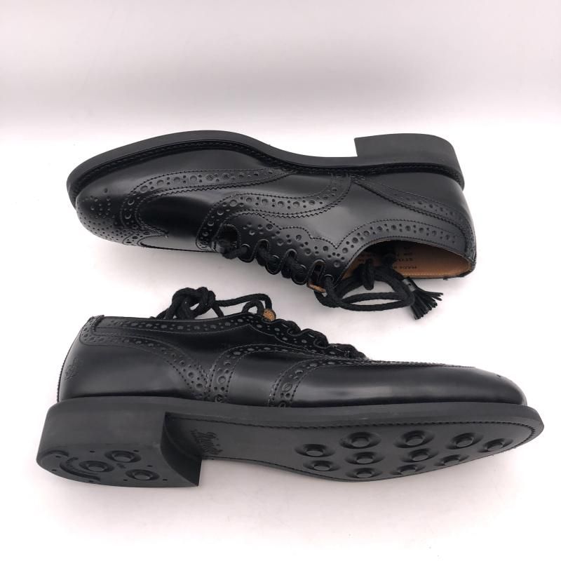中古】SANDERS GHILLIE SHOE BLACK POLISHING LEATHER US8h 1745B
