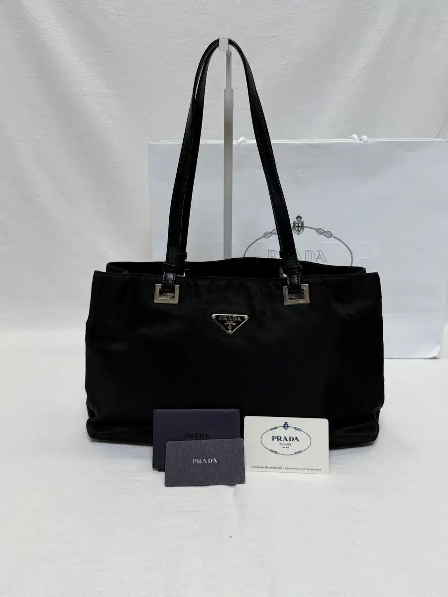 正規品 PRADA ポコノ ナイロン ブラック ショルダーバッグ トートバッグ