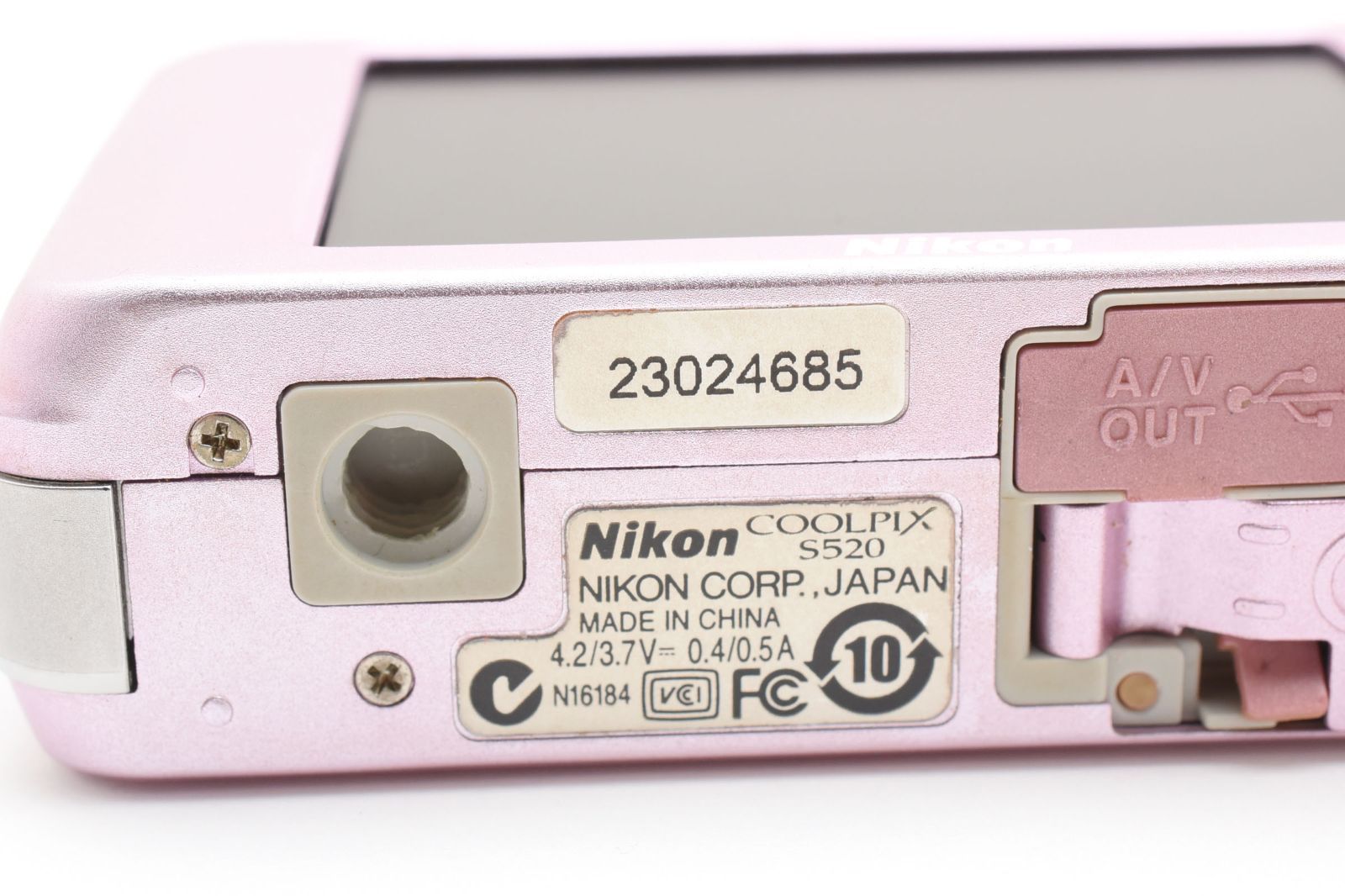 ☆極上品☆ ニコン Nikon COOLPIX S520 ピンク コンパクトデジカメ