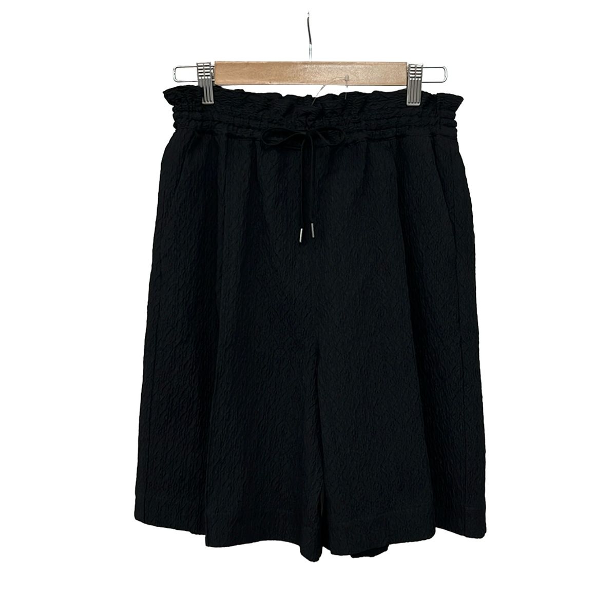 FURUMAU(フルマウ) ハーフパンツ レディース美品 黒 ウエストゴム
