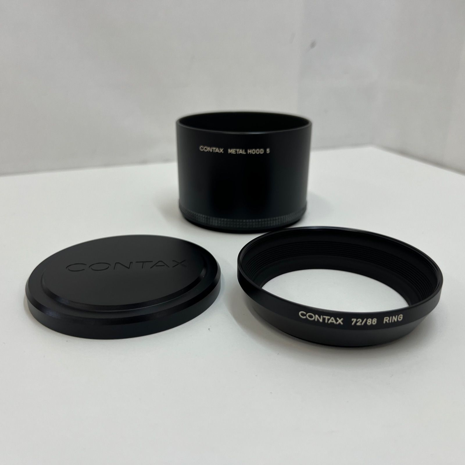 コンタックス　メタルレンズフード用アダプターリング　72mm／86mm　B 002483】 CONTAX 72/86 RING + CONTAX METAL HOOD 5 コンタックス