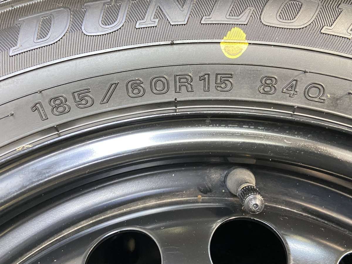 185/60R15 ダンロップ ウィンターマックス WM02 トヨタ純正 L13 15x5.5