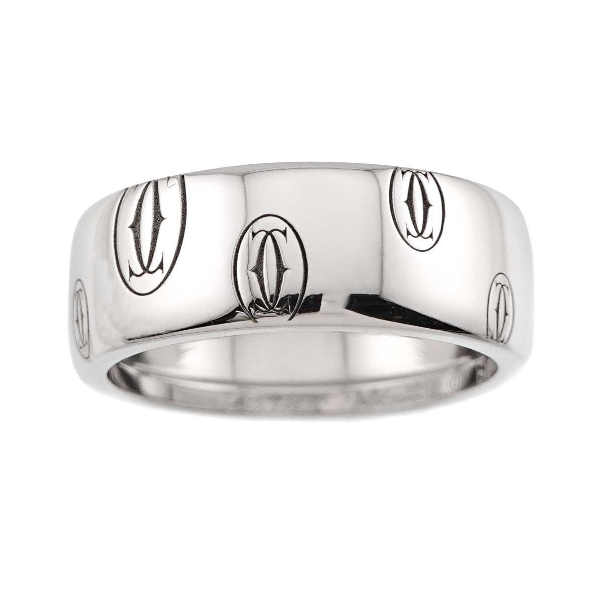 カルティエ Cartier ハッピーバースデー ロゴ #59 リング ラージ LM
