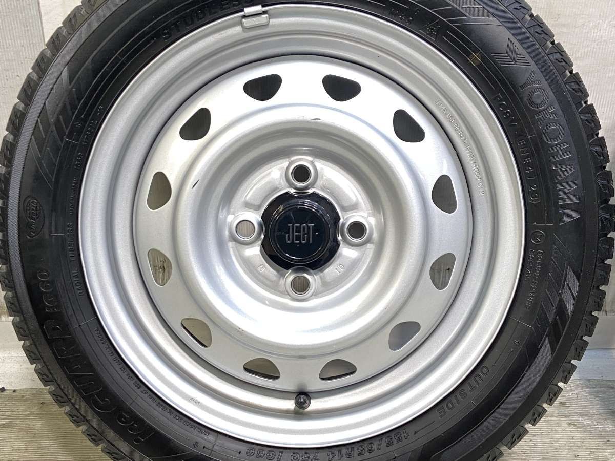 155/65R14 ヨコハマ アイスガード iG60 JECT 14x4.5 100-4穴 中古