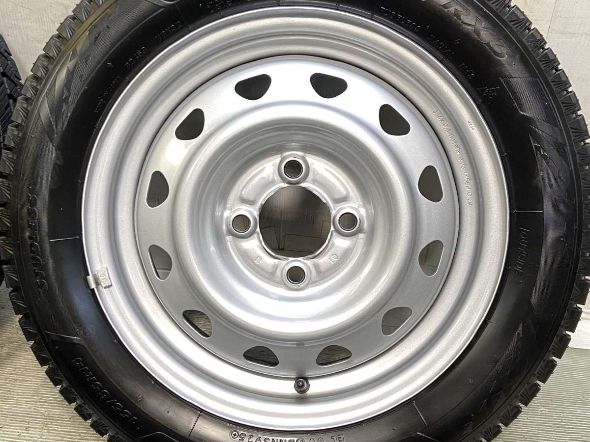 155/65R14 ブリヂストン ブリザック VRX3 14x4.5 100-4穴 中古タイヤ