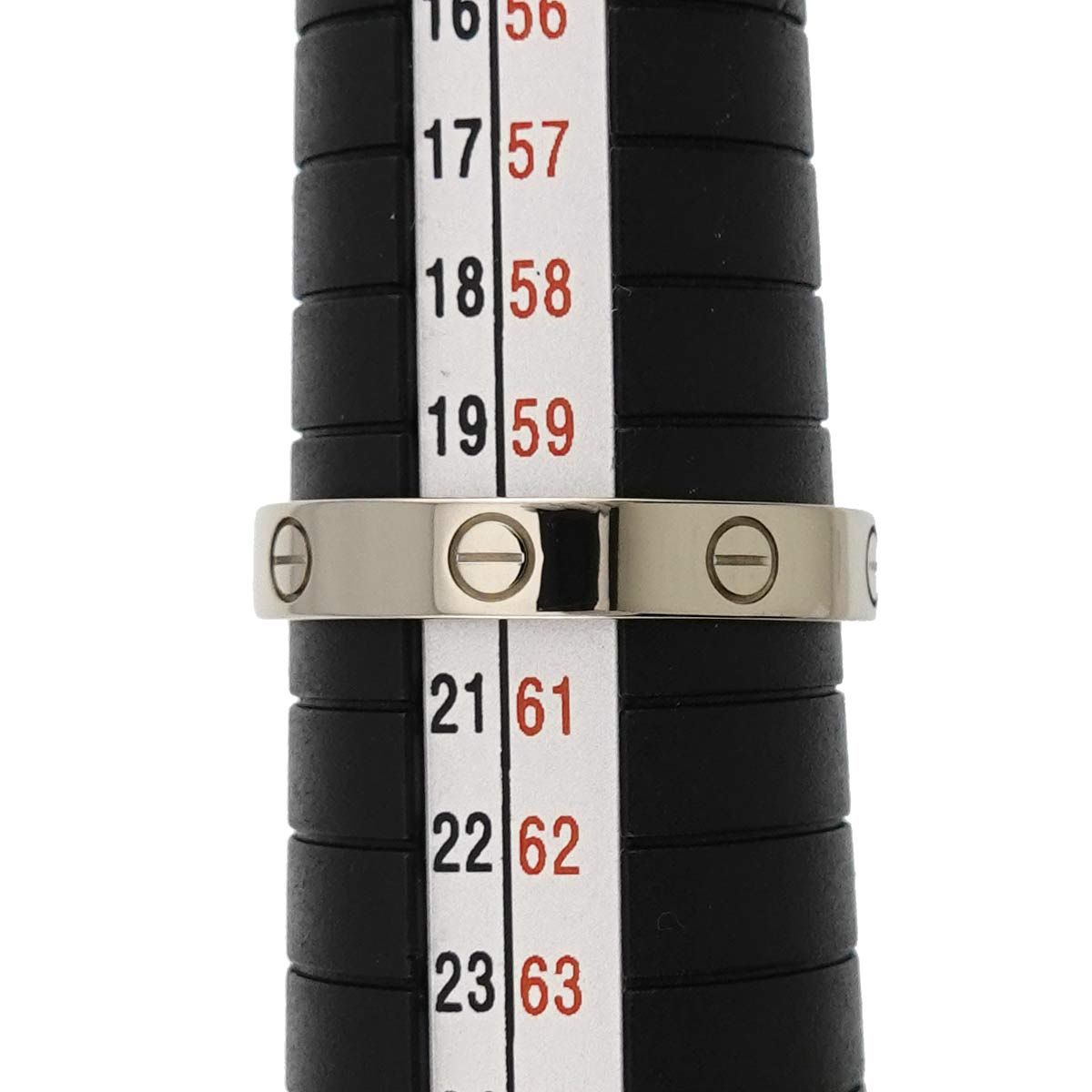 カルティエ Cartier ミニラブ #60 リング K18 WG ホワイトゴールド 750 