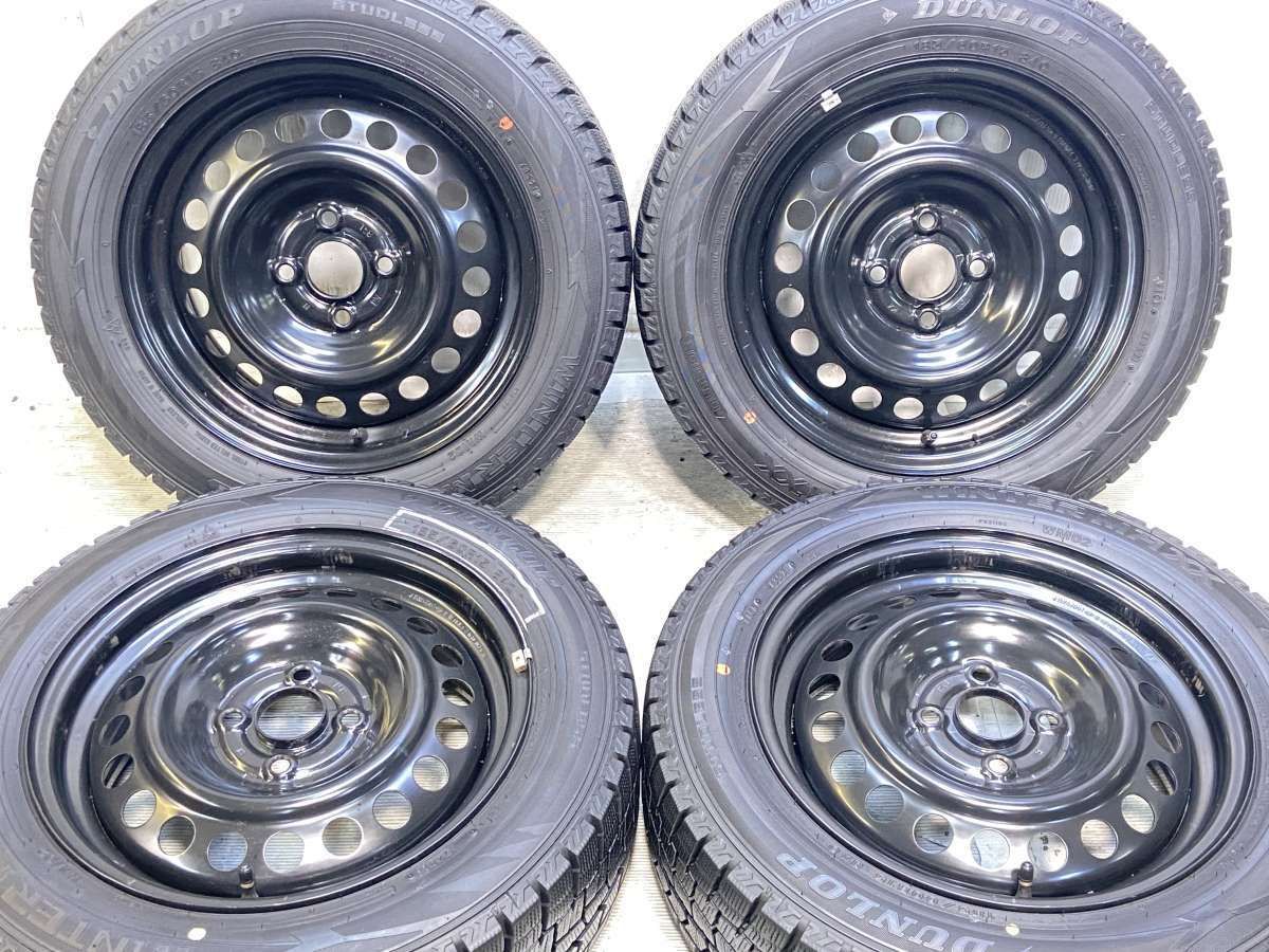 185/60R15 ダンロップ ウィンターマックス WM02 ホンダ純正 T5B 15x6.0