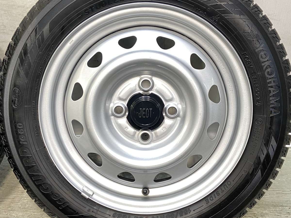 155/65R14 ヨコハマ アイスガード iG60 JECT 14x4.5 100-4穴 中古 155/65R14 ヨコハマ アイスガード iG60 JECT 14x4.5 100-4穴 中古