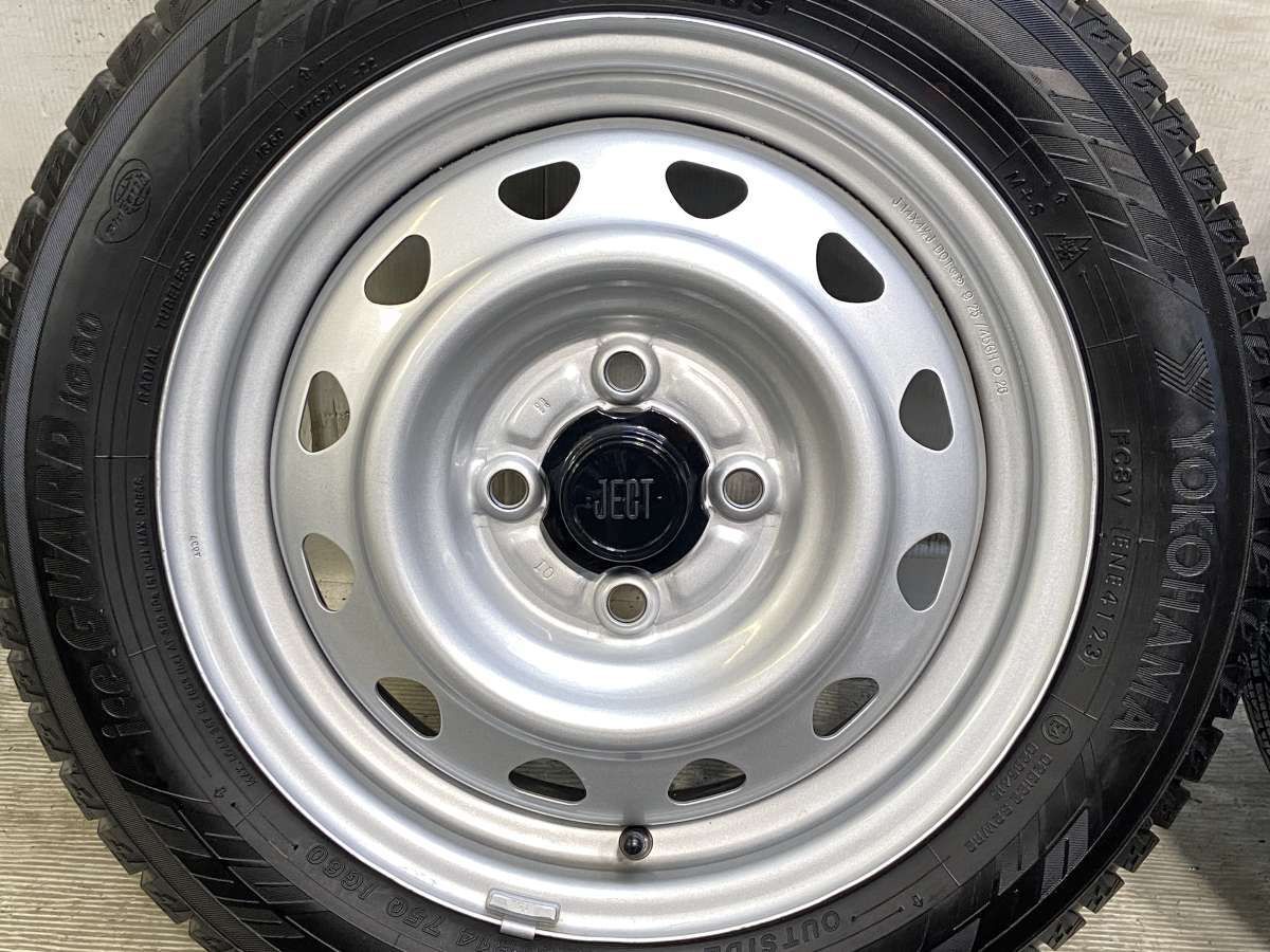 155/65R14 ヨコハマ アイスガード iG60 JECT 14x4.5 100-4穴 中古