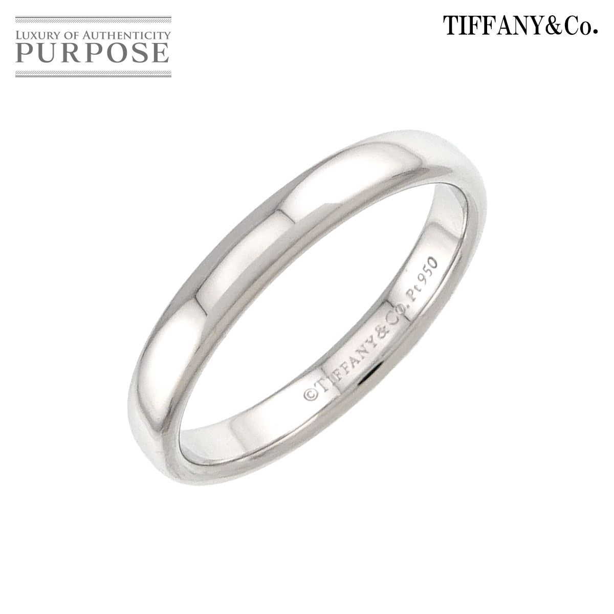 ティファニー TIFFANY&Co. フォーエバー 12号 リング 幅3mm Pt プラチナ 指輪 Forever Ring 90326335