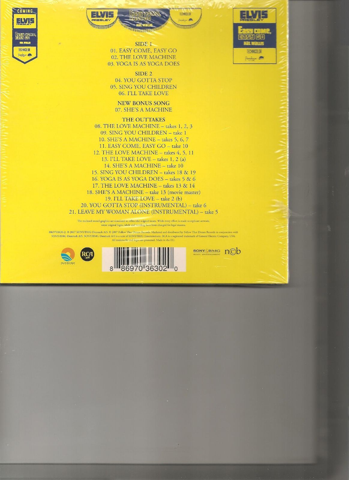 【CD】Easy Come Easy Go