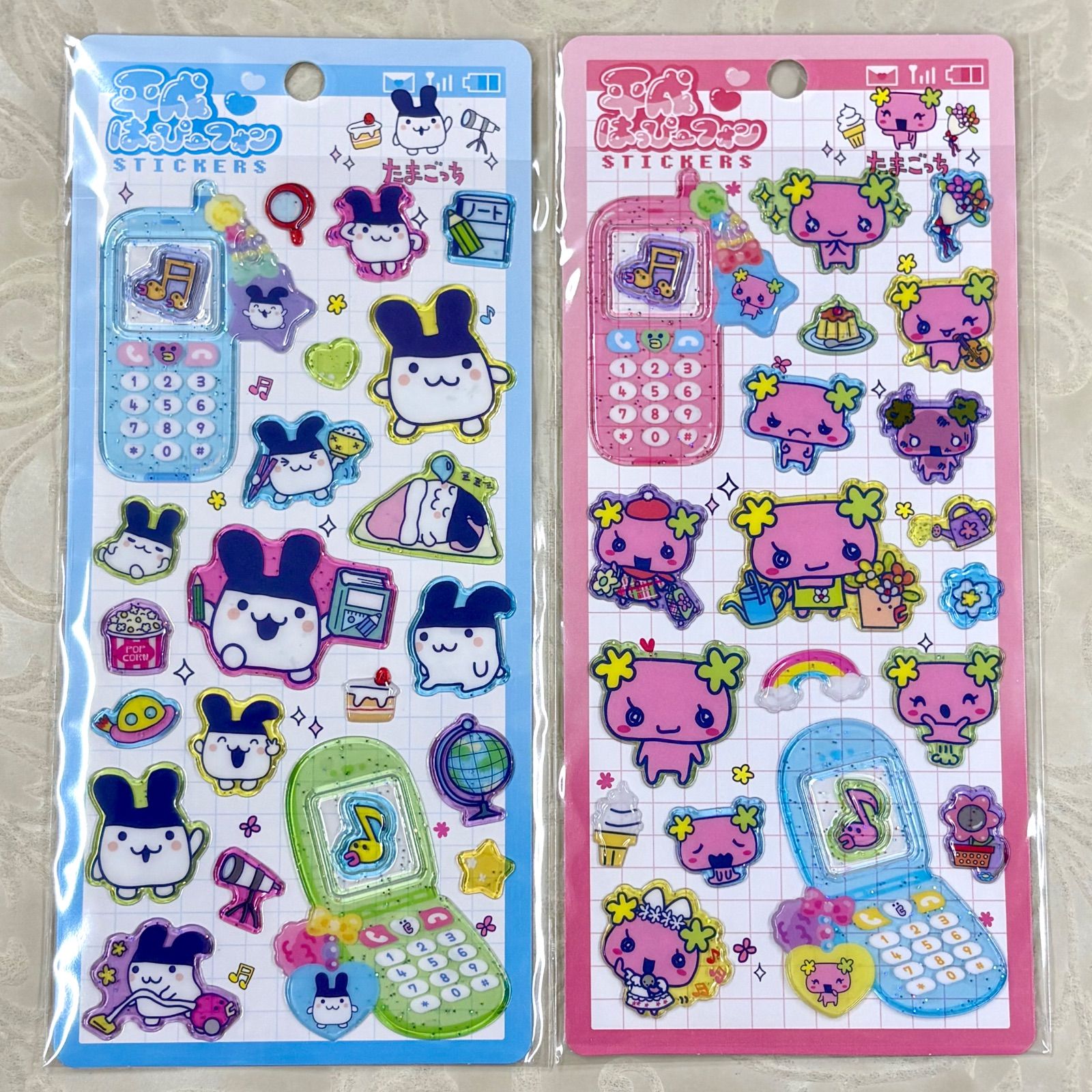 H825 たまごっち 平成はっぴーフォン シール 6枚セット - メルカリ