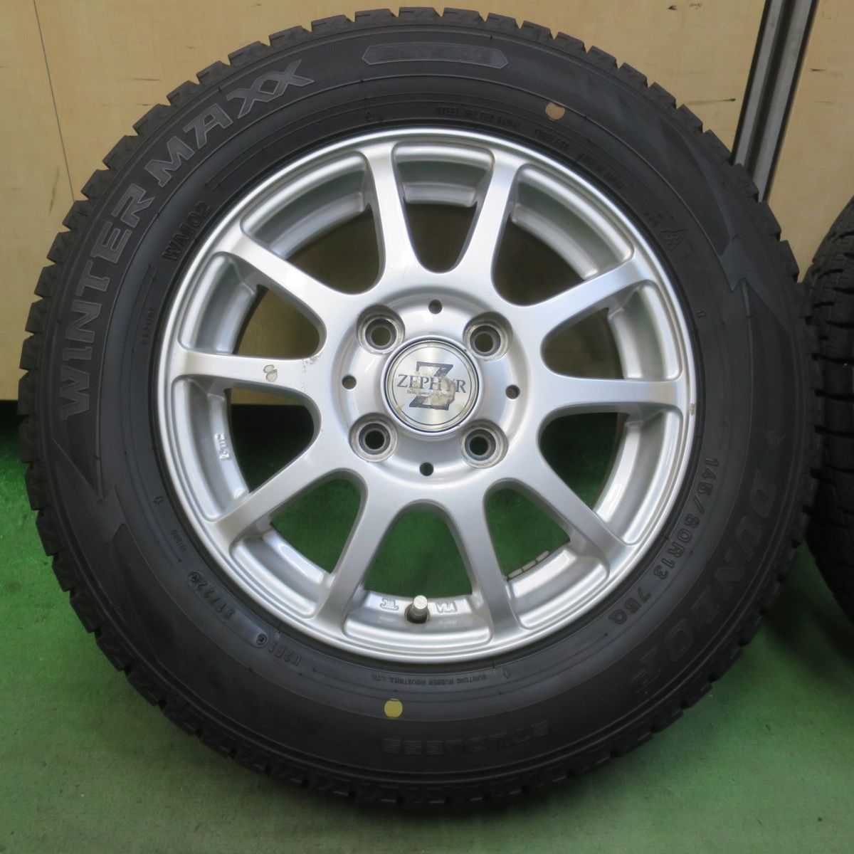 4本価格！22年☆スタッドレス 145/80R13 ダンロップ ウインター