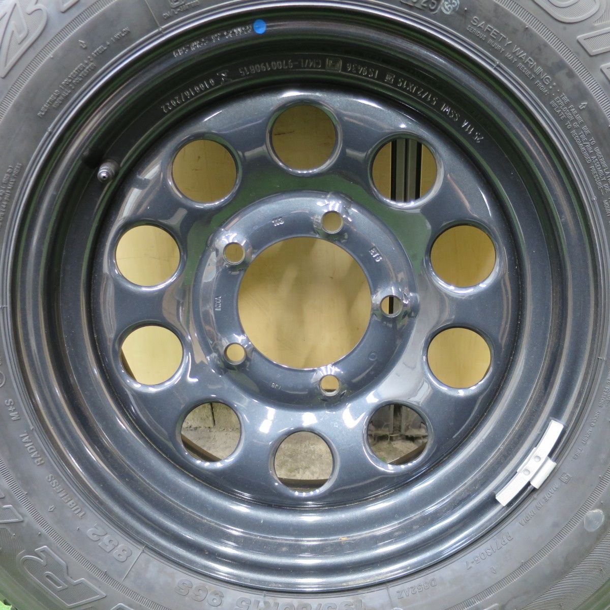 新車外し！25年！1本☆スズキ ジムニー シエラ 純正 スチール 195