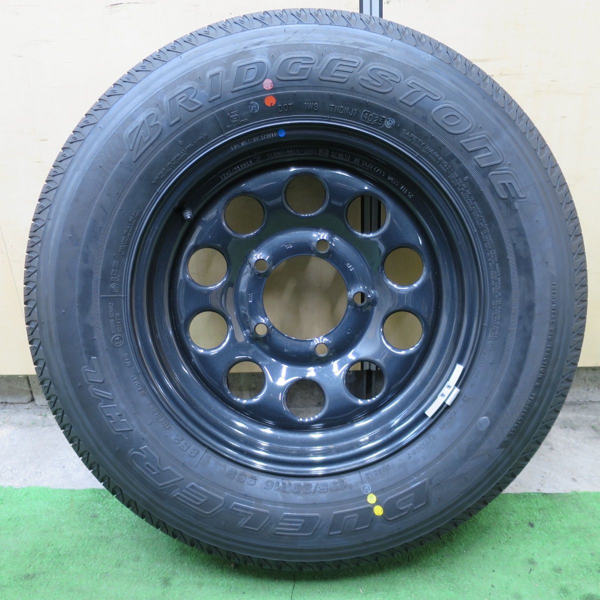 新車外し！25年！1本☆スズキ ジムニー シエラ 純正 スチール 195