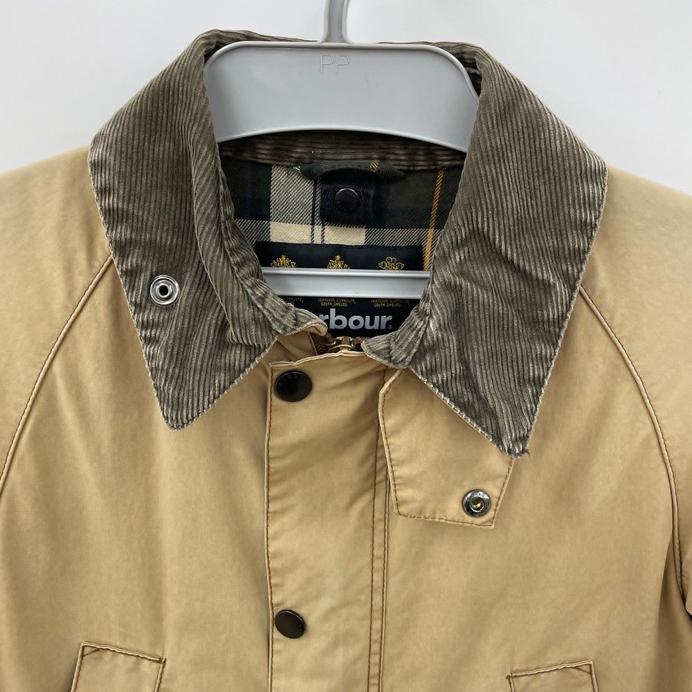 BARBOUR バブアー ジャケット 36 ベージュ系 ダブルジップ&スナップ