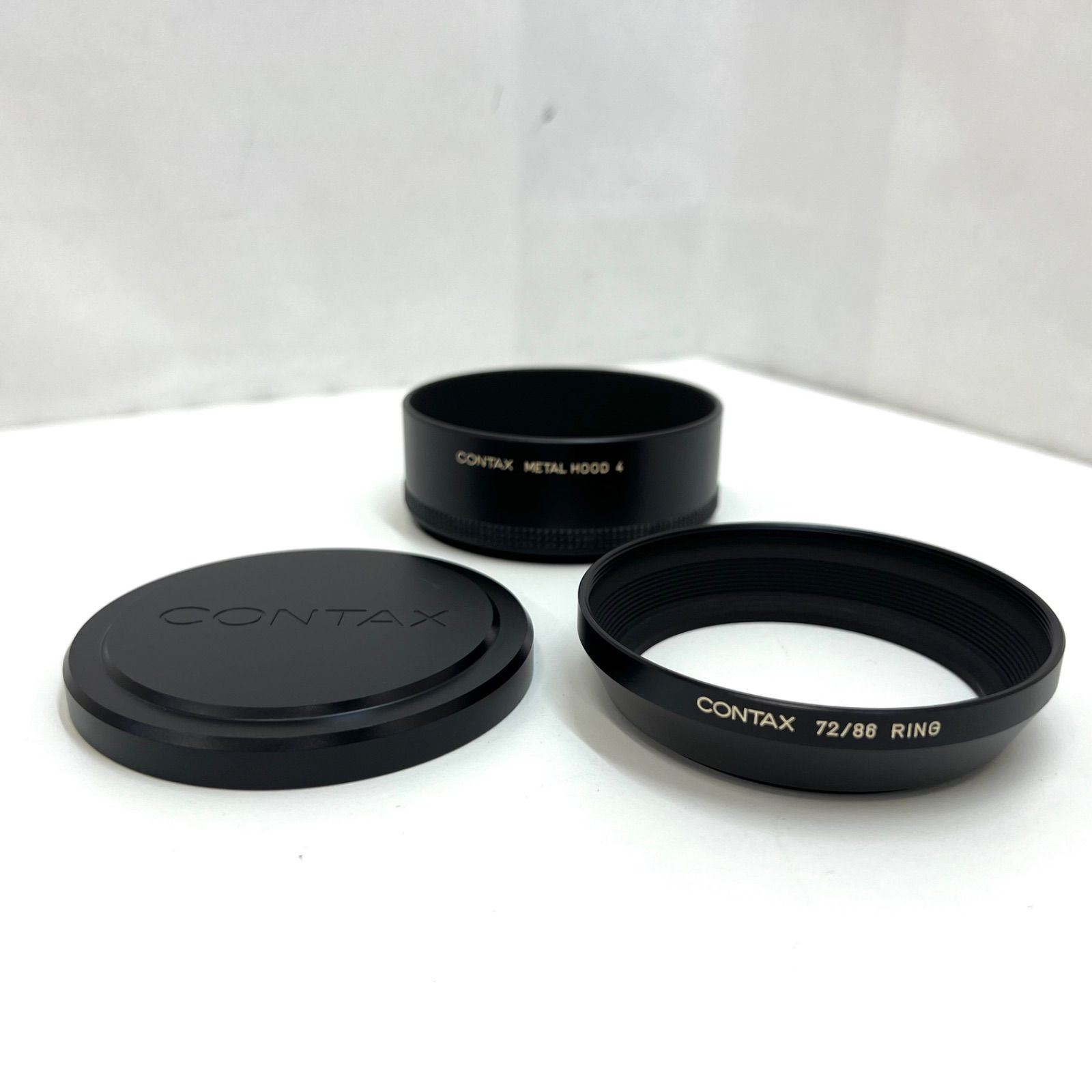 002484】 CONTAX 72/86 RING + CONTAX METAL HOOD 4 コンタックス