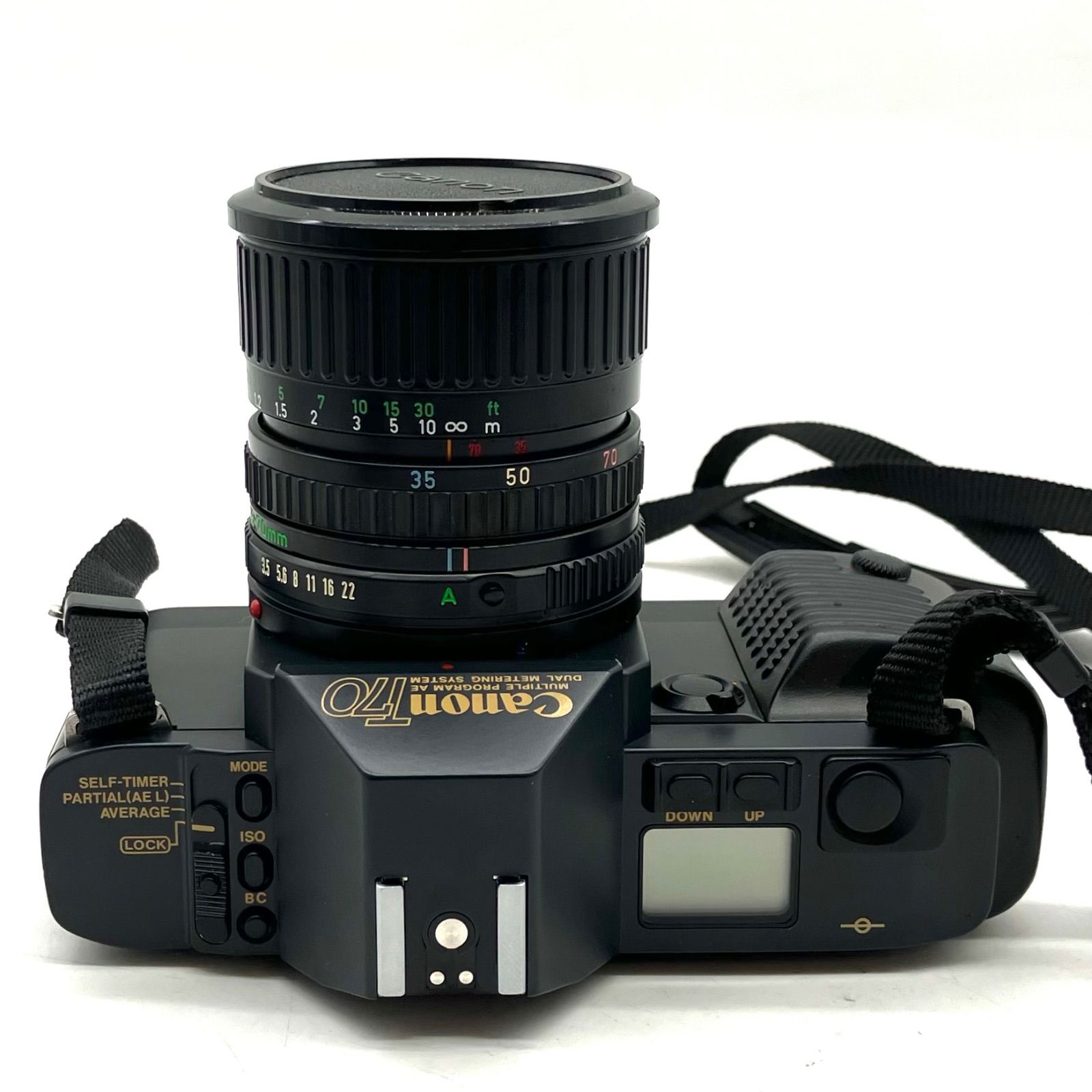 FA619【お買い得】Canon T70 フィルムカメラ ＋ ズームレンズ FD 35-70