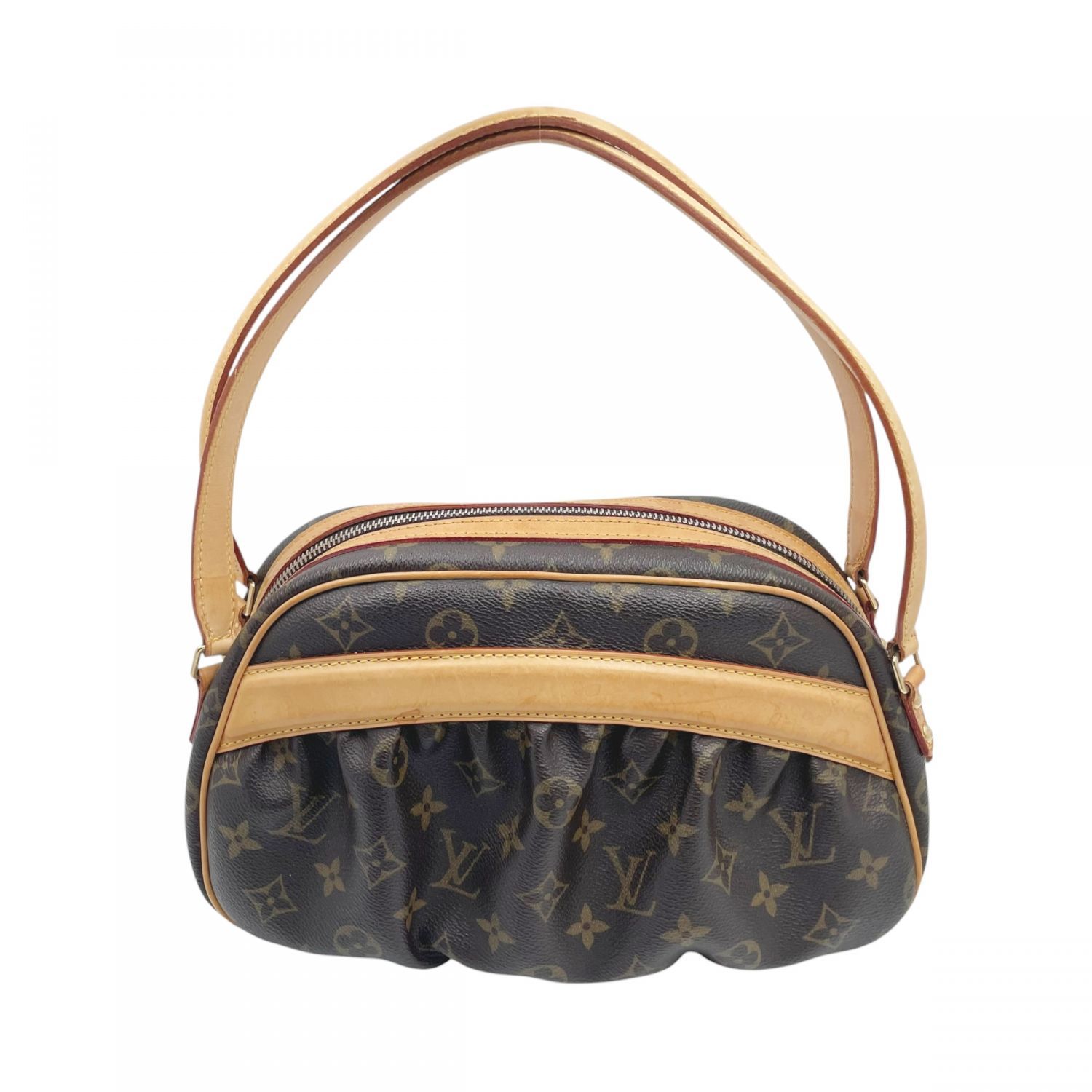 【中古】 LOUIS VUITTON ルイ・ヴィトン M40057 モノグラム クララ ハンドバッグ ショルダーバッグ ブラウン レディース23035379 SA