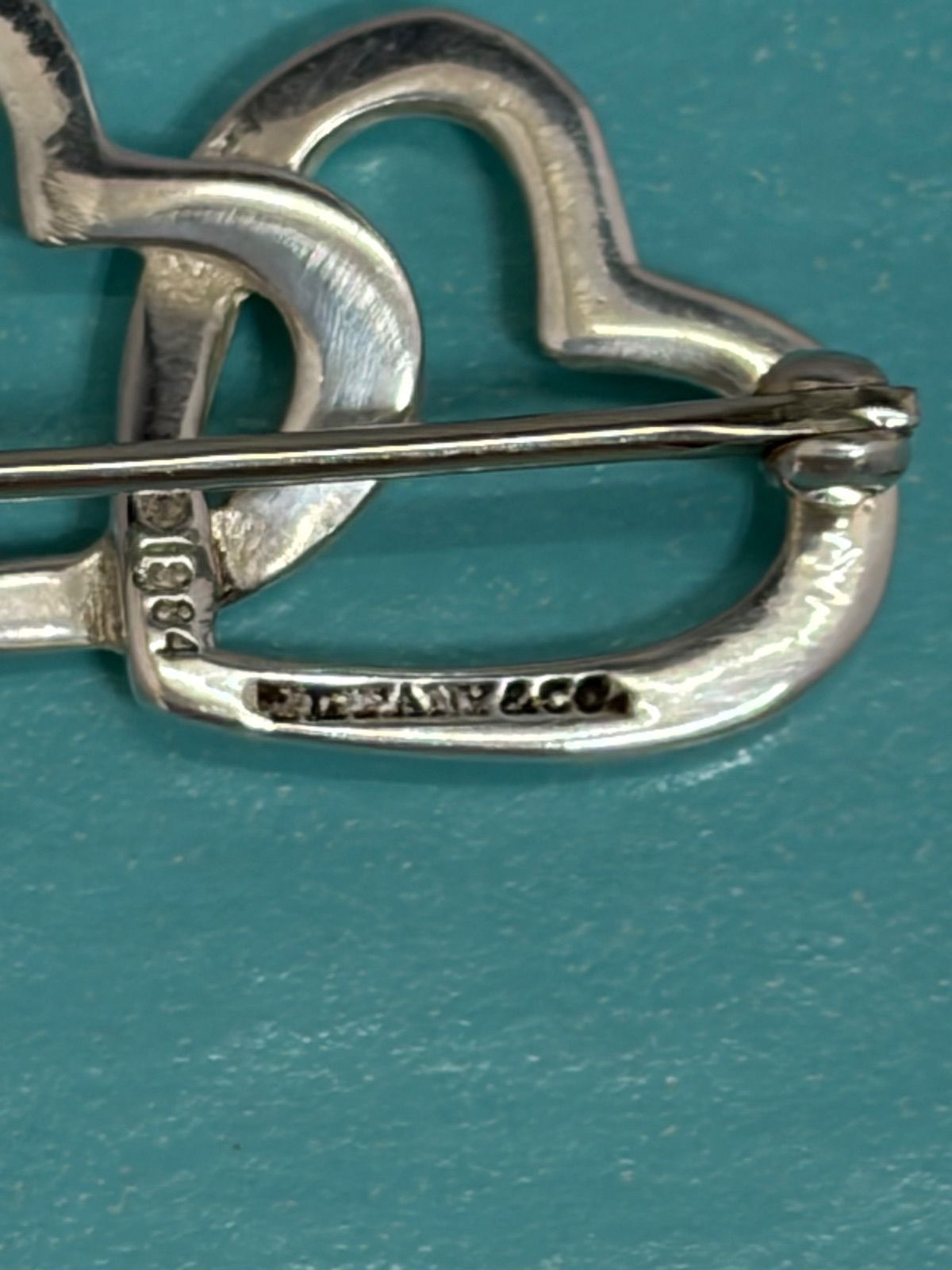TIFANNY&Co. ティファニー トリプルオープンハート ブローチ STERLING